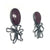 Floral Ruby Earrings-Earrings-Emily Rogstad-Pistachios