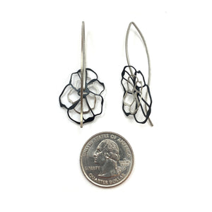 Floral Sterling Silver Drops-Earrings-Anna Krol-Pistachios
