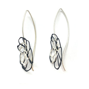 Floral Sterling Silver Drops-Earrings-Anna Krol-Pistachios