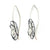 Floral Sterling Silver Drops-Earrings-Anna Krol-Pistachios