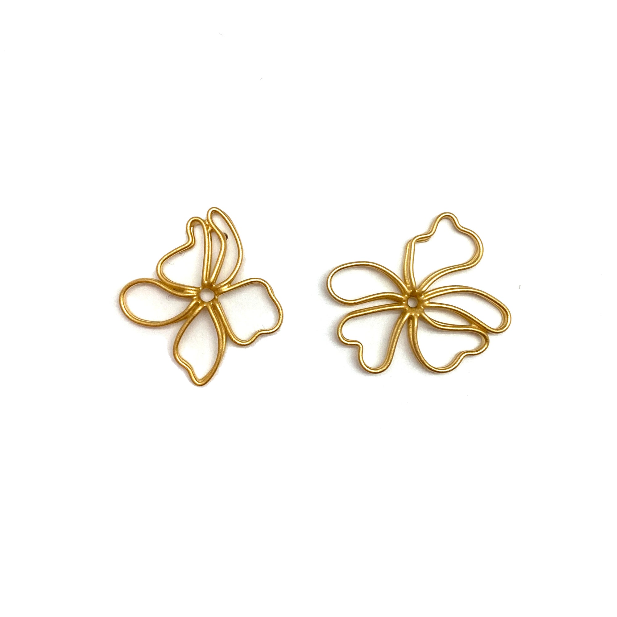 Floral Stud Earrings-Earrings-Emily Rogstad-Pistachios