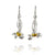 Flourishing Leaf Link Earrings-Earrings-Liaung-Chung Yen-Pistachios