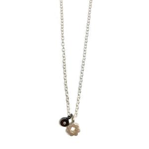 Flower & Dot Necklace-Necklaces-Elisa Bongfeldt-Pistachios