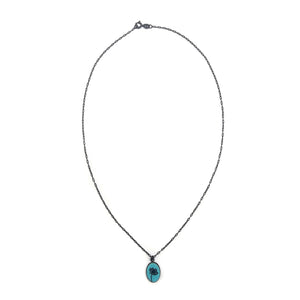 Flower Turquoise Necklace-Necklaces-Kelly Jean Conroy-Pistachios