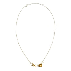Flower and Branch Necklace-Necklaces-Manali Shinde-Pistachios