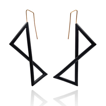 Folded Angle Earrings