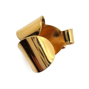 Folded Gold Statement Ring