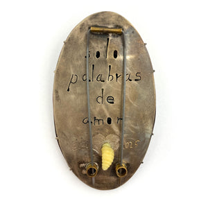 For You, Only Words of Love Brooch-Pins-Esteban Erosky-Pistachios