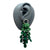 Forest Green Leaf Earrings-Earrings-Eve Balashova-Pistachios
