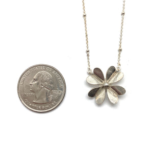 Four Leaf Clover Necklace-Necklaces-Huiyu Chiu-Pistachios