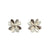 Four Leaf Clover Stud Earrings-Earrings-Huiyu Chiu-Pistachios