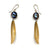 Freshwater Pearl Leaf Earrings-Earrings-Hilary Finck-Pistachios