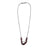 Garnet and Oxidized Sterling Silver Necklace-Necklaces-Karen Gilbert-Pistachios