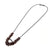 Garnet and Oxidized Sterling Silver Necklace-Necklaces-Karen Gilbert-Pistachios