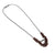 Garnet and Oxidized Sterling Silver Necklace-Necklaces-Karen Gilbert-Pistachios