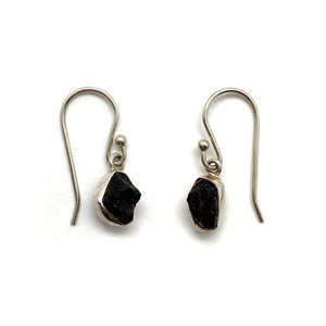 Garnet and Silver Earrings-Earrings-Julia Cabral-Pistachios