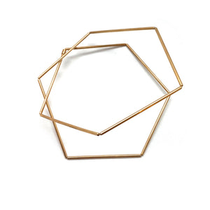 Geometric Angle Bracelet-Bracelets-Yoko Takirai-Pistachios