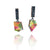Geometric Black and Rainbow Earrings-Earrings-Karen Vanmol-Pistachios
