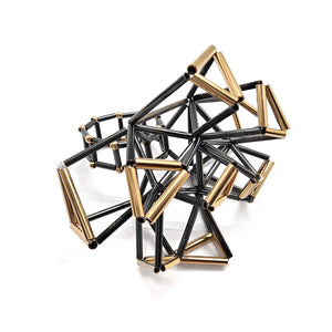 Geometric Cocktail Ring - Pistachios