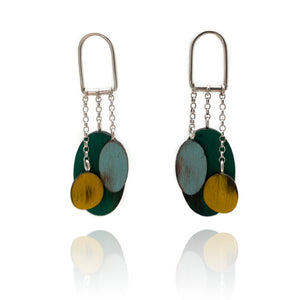 Geometric Dangle Earrings-Earrings-Cristina Zani-Pistachios