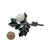 Geometric Floral Acrylic and Silver Brooch-Earrings-Nicole Schuster-Pistachios