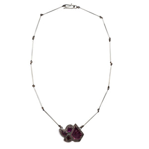 Geometric Gemstone Pendant-Necklaces-Joanna Gollberg-Pistachios