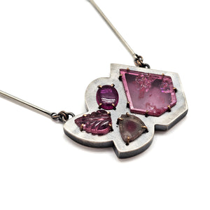 Geometric Gemstone Pendant-Necklaces-Joanna Gollberg-Pistachios