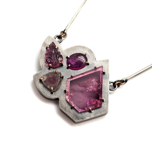 Geometric Gemstone Pendant-Necklaces-Joanna Gollberg-Pistachios