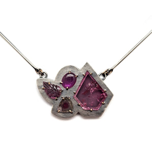 Geometric Gemstone Pendant-Necklaces-Joanna Gollberg-Pistachios