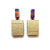 Geometric Gold Metallic and Rainbow Earrings-Earrings-Karen Vanmol-Pistachios