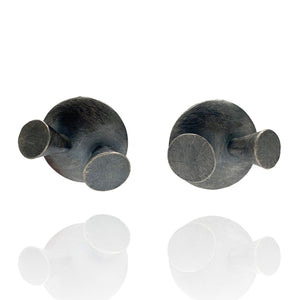 Geometric Silver Studs-Earrings-Heather Guidero-Pistachios