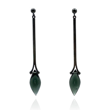 Glass Droplet Earrings