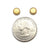 Gold Circle CZ Studs-Earrings-Bernd Wolf-Pistachios