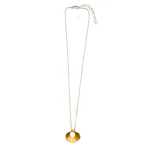 Gold Circle Pendant-Necklaces-Anna Krol-Pistachios