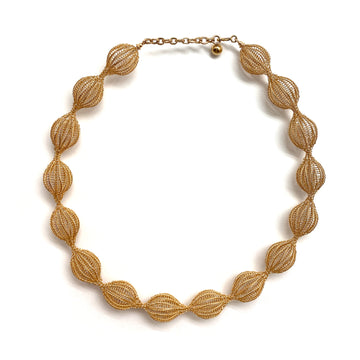 Gold Fill Crocheted Choker