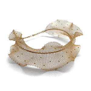 Gold Fill and Diamonds Choker-Necklaces-Sowon Joo-Pistachios