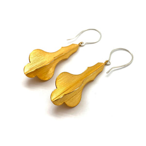 Gold Fleur De Lis Earrings-Earrings-Veronika Majewska-Pistachios