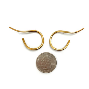Gold Flip Earrings