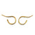 Gold Flip Earrings