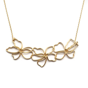 Gold Floral Necklace