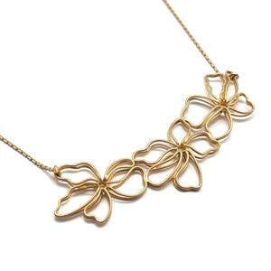 Gold Floral Necklace