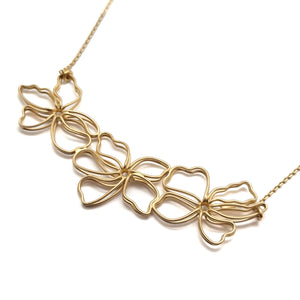 Gold Floral Necklace