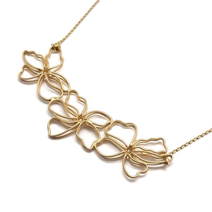 Gold Floral Necklace