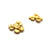 Gold Flowers Studs-Earrings-Bernd Wolf-Pistachios