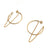 Gold Hoop and Chain Earrings - Large-Earrings-Fritz Heiring-Pistachios