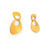 Gold Interlocking Triangular Earrings - Large-Earrings-Heather Guidero-Pistachios