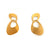 Gold Interlocking Triangular Earrings - Large-Earrings-Heather Guidero-Pistachios