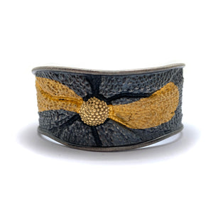 Gold Keum-boo Cuff-Bracelets-So Young Park-Pistachios