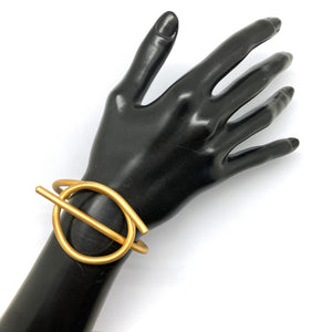 Gold Knot Cuff-Bracelets-Theodora Daraklitsa-Pistachios
