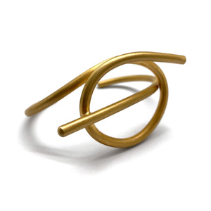 Gold Knot Cuff-Bracelets-Theodora Daraklitsa-Pistachios